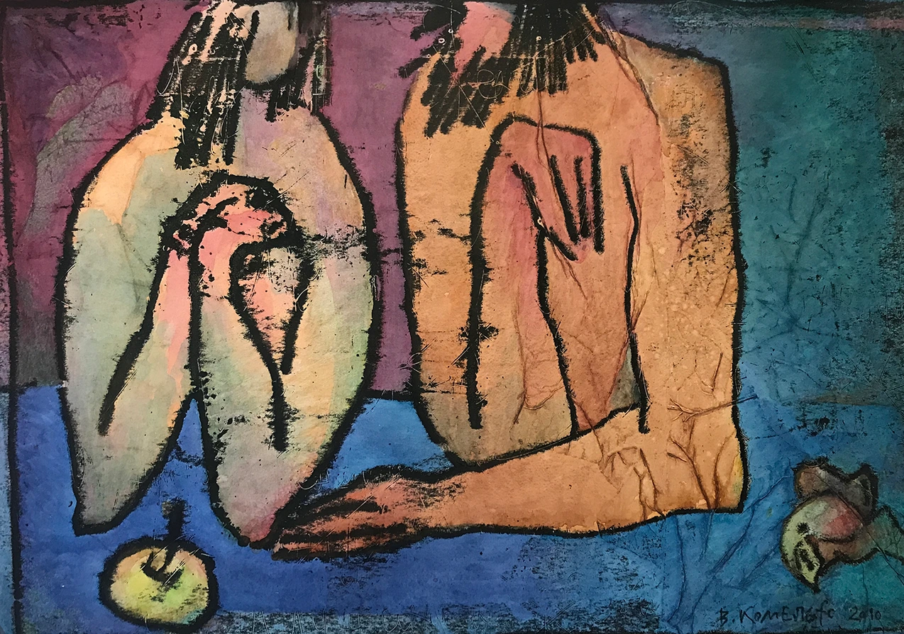 Яблочко и огрызок